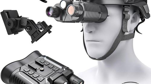 Nachtsichtgerät mit Kopfhalterung Nachtsichtkamera 4K-Videoaufzeichnung 36MP-Foto 7 Stufen Infrarot