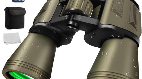 Fernglas HD 20 x 50 BAK4-Prism FMC-Objektiv Nachtsichtgerät kompaktes wasserdichtes großes Okular