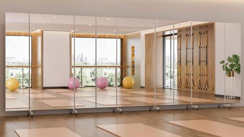 Konzertspiegel Partyspiegel 200x200 Ganzkörperspiegel klappbar Standspiegel Rollen Spiegel