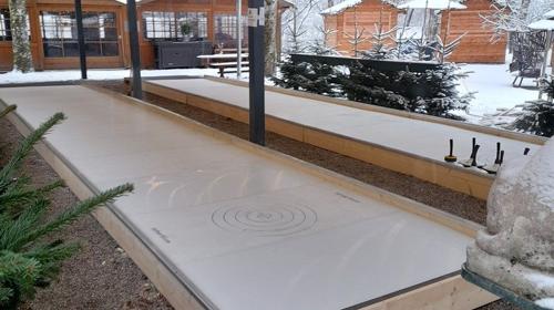 Eisstockbahn / Curling / Eisstockschiessbahn mieten