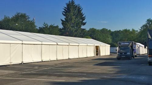 Lagerzelt 10 x 40 m - Bauzelt - Reparaturzelt in verschiedenen Größen