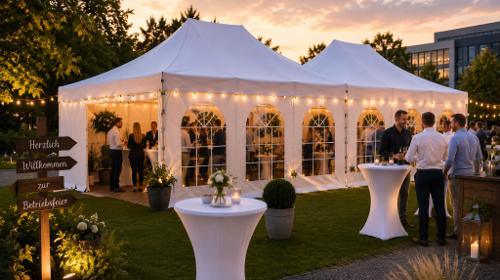 Event-Faltzelt  4x12 m Pavillon Festzel Partyzelt inkl. Auf- und Abbau