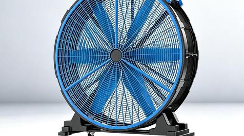 Industrie-Trommelventilator 24.000 m³/h 51 Zoll 45 m Reichweite 100 Geschwindigkeiten 500 W