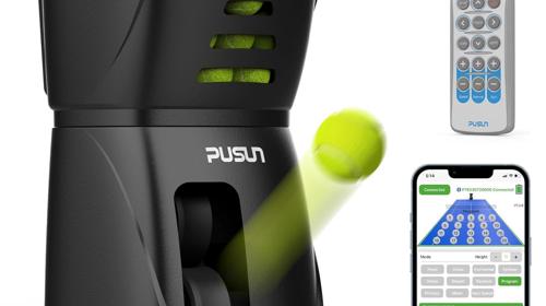 Tennisballmaschine Profi Ballwerfer Tennistrainer Tennisball Maschine APP-Steuerung App Apple Watch