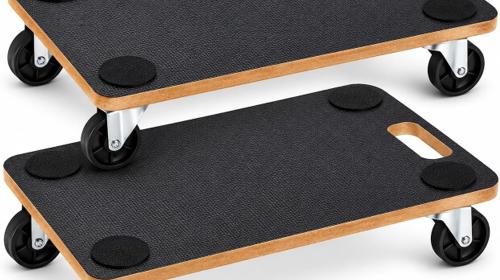 Möbelroller Rollbrett Transportroller Tischtransportwagen 2er Set bis 200 kg/Stck. Roller für Möbel