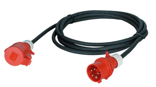 Starkstromkabel 5 m 16A – Eventstrom, Baustrom, Stromtechnik, Stromversorgung