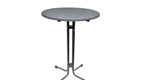 6er Set Stehtische D-80cm – Stehtisch, Bistrotisch, Hochtisch, Partytisch, Miettisch, Eventtisch