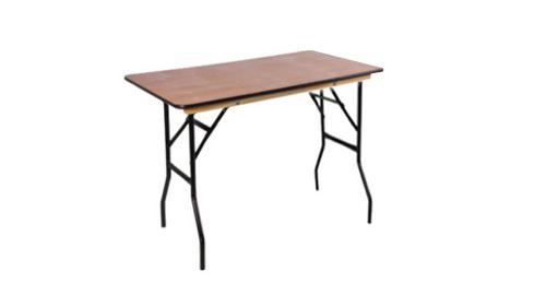 Banketttisch rechteckig 1,2 m – Miettisch, Eventtisch, Veranstaltungstisch, Partytisch, Tische