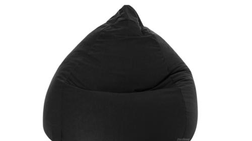 Sitzsack klein schwarz – Lounge Möbel, Eventlounge, Mietlounge, Loungemöbel