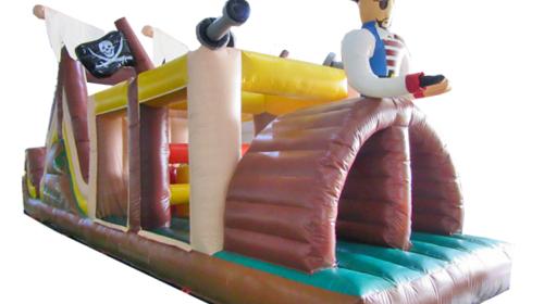 Hindernisparcour Pirat – Springburg, Luftburg, Kinderhüpfburg, Eventmodul