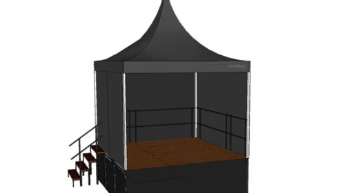 Bühne 3 x 3 m – Bühne
