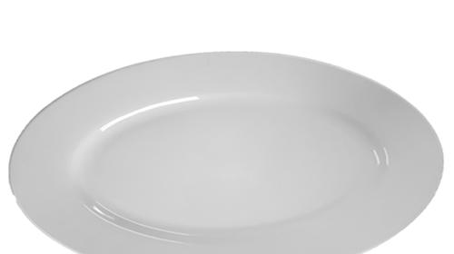 Teller oval Bianco 35 cm