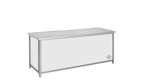 Edelstahltheke klein – Bartheke, Mobile Bar, Ausschanktheke, Eventtheke, Bar Theke
