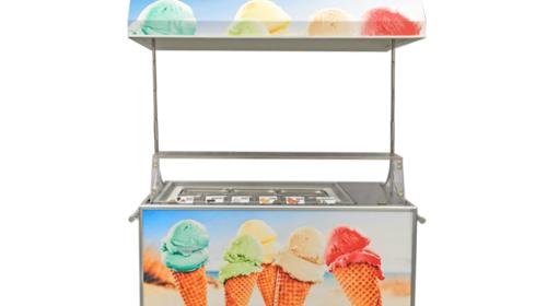 Mobiler Eisstand ungebrandet – Softeismaschine