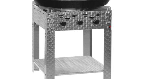Hockerkocher Gas groß – Mietgrill, Eventgrill, Gastrogrill, Grillgerät, Bartheke, Mobile Bar