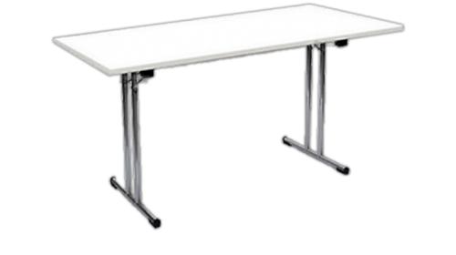 Konferenztisch rechteckig 1,2 x 0,8m – Miettisch, Eventtisch, Veranstaltungstisch, Partytisch