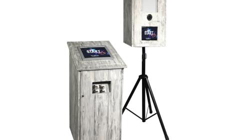 Fotobox Greenscreen Komplettset – Photo Booth, Fotoautomat, Selfiebox, Eventfotobox, Fotobox