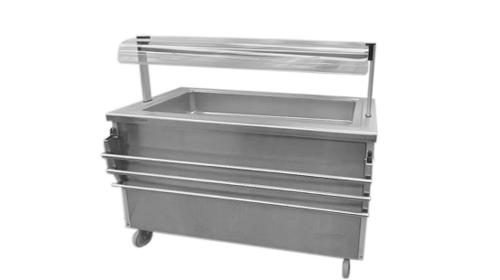 Kühltheke offen – Kühlgerät, Getränkekühler, Kühltruhe, Getränkekühlschrank, Bartheke, Mobile Bar
