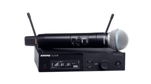Shure SLX Beta58A Funkmic – Mikro, Funkmikrofon, Gesangsmikrofon, Sprachmikrofon