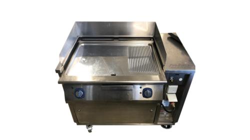 Grillplatte klein (Frontcooking) – Mietgrill, Eventgrill, Gastrogrill, Grillgerät, Bartheke