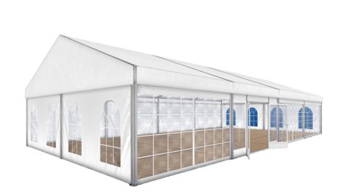 Festzelt 10 x 20 m mit Boden – Veranstaltungszelt, Festzelt, Eventzelt, Partyüberdachung
