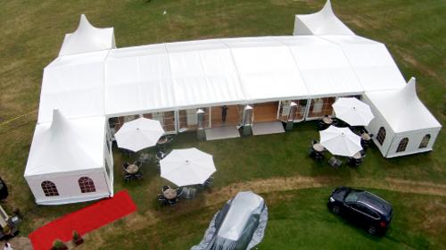 Festzelt 10 x 25 m mit Boden – Veranstaltungszelt, Festzelt, Eventzelt, Partyüberdachung