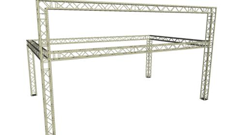 Traversenstand 4 x 8 m Banner