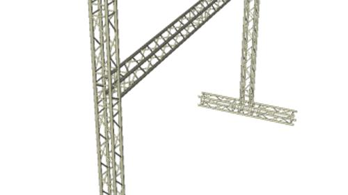 Traversen Tor 7 x 5 m Bannerrahmen