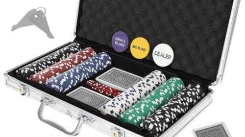 Pokerkoffer 500 Laserchips – Eventattraktion, Aktionsgerät, Unterhaltungsmodul, weitere Eventmodule