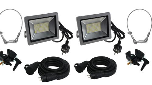 Beleuchtungs SET bis 60qm für Zelte