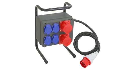 Stromverteiler 16A 400V mit 2x 16A 400V Ausgang – Eventstrom, Baustrom, Stromtechnik
