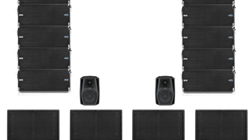 DVA Line Array Set FLY12T-4B-2L