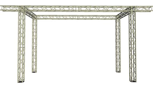 LED Wand Support 6,60x 5,00 m