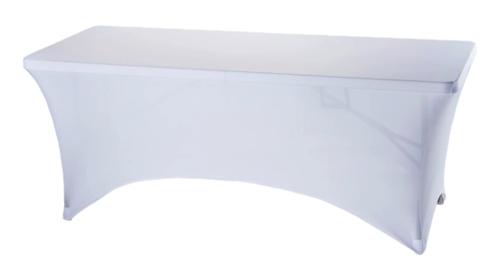 Stretchhusse Banketttisch 183x75cm – Miettisch, Eventtisch, Veranstaltungstisch, Partytisch