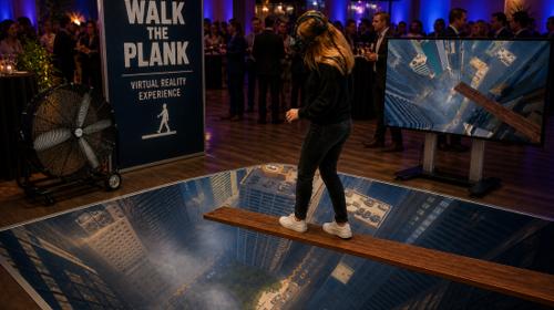 Walk The Plank Virtual Game – Eventattraktion, Aktionsgerät, Unterhaltungsmodul, weitere Eventmodule