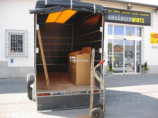 Planenanhänger mieten & vermieten - Planenanhänger Tieflader 3m in Grevenbroich
