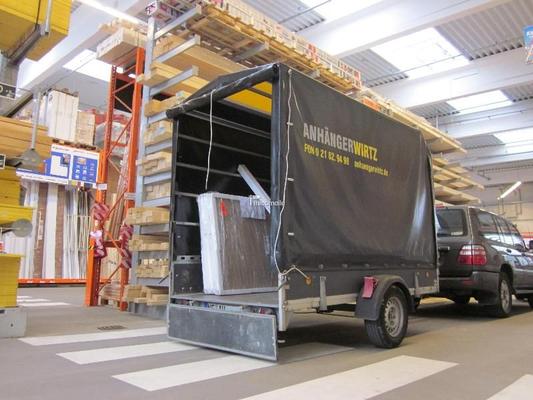 Planenanhänger mieten & vermieten - Planenanhänger Tieflader 3m in Grevenbroich
