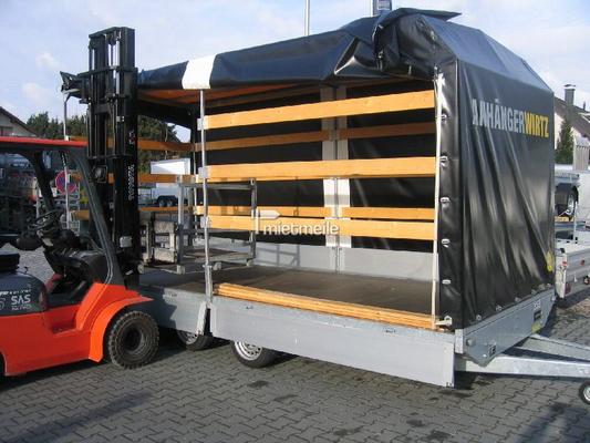Planenanhänger mieten & vermieten - Planenanhänger Pritsche 5m 2.700kg in Grevenbroich