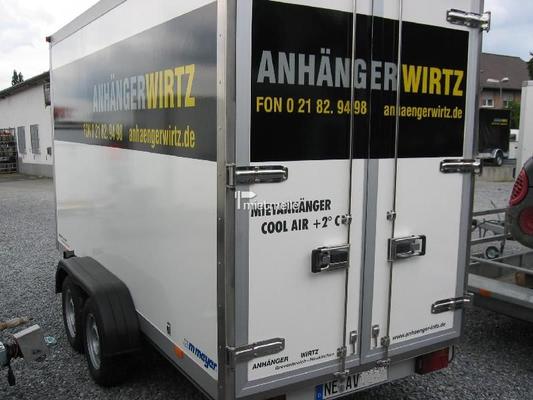 Kühlanhänger mieten & vermieten - Kühlkoffer 3,60m +2°C / 220Volt, abschließbar in Grevenbroich