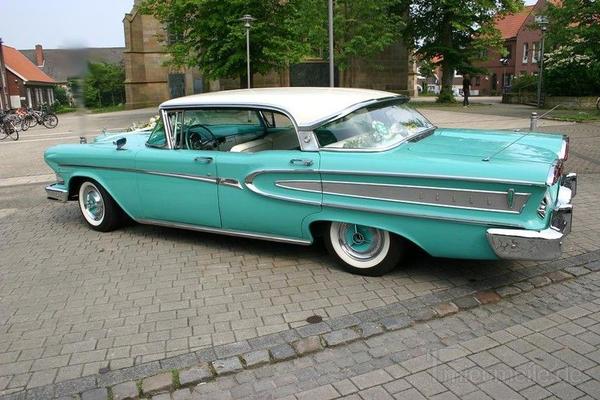 Hochzeitsauto mieten & vermieten - Ford Edsel Citation, 1958, türkis/weiß in Melle