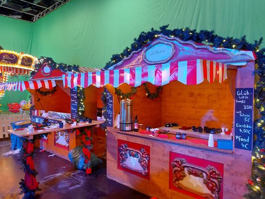 Partyverleih mieten & vermieten - Weihnachtsmarkt - Event-Hütten in Düsseldorf