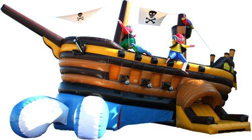 Hüpfburg mieten & vermieten - Captain Hooks Piratenschiff inkl Betreuer (6 Std.) in Augustdorf
