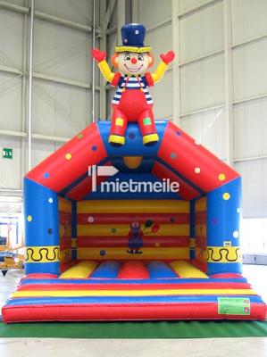 Hüpfburg mieten & vermieten - Große Hüpfburg Clown - mit Dach in Idstein