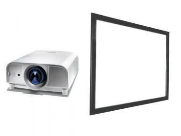 Beamer mieten & vermieten - Präsentationsset Leinwand und Beamer, Bildwand und Datenprojektor, Videobeamer mit Mobileleinwand, Präsentationsset in Remchingen
