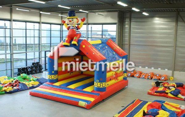 Hüpfburg mieten & vermieten - Hüpfbug 4x5m "klatschender Clown" inclusive Lieferung, Auf-Abbau, Abholung in Alfter