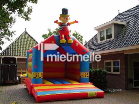 Hüpfburg mieten & vermieten - Hüpfbug 4x5m "klatschender Clown" inclusive Lieferung, Auf-Abbau, Abholung in Alfter