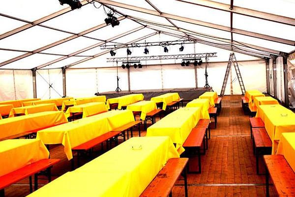 Partyzelte mieten & vermieten - Partyzelte 5m, 6m, 8m, 10m in Oranienbaum