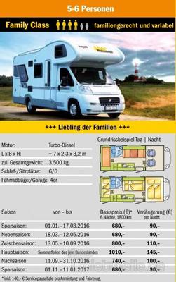 Wohnmobile mieten & vermieten - Wohnmobilvermietung, Alkoven Sport Tr 600 DKG in Berlin