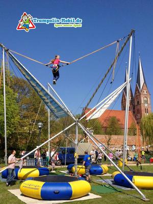 Bungee mieten & vermieten - 4 er Bungee Trampolin / Bungeetrampolin in Mittenwalde