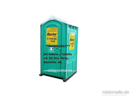 Toilettenkabine mieten & vermieten - mieten: WC, Klo, Toilette , Toilettenvermietung in Mayen